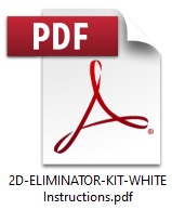 2D-ELIMINATOR-KIT-WHITE Instructions